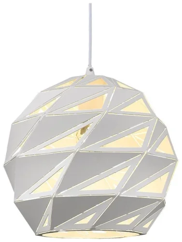 Светильник подвесной Decimo WE266.01.006 Wertmark белый 1 лампа, основание белое в стиле современный  фото 2