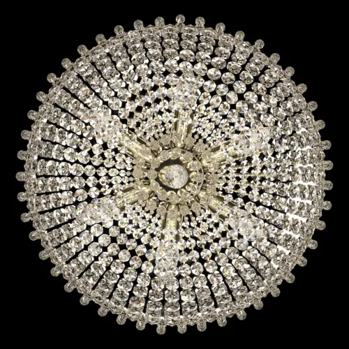 Люстра потолочная хрустальная 19271/H1/55IV Ni Bohemia Ivele Crystal прозрачная на 12 ламп, основание никель в стиле классический sp фото 3