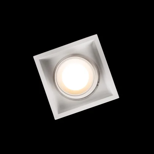 Светильник точечный LED Flash 10319/B White LOFT IT белый 1 лампа, основание белое в стиле современный хай-тек квадратный фото 4