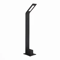 Парковый светильник LED Ansa SL094.405.01 St-Luce уличный IP65 чёрный 1 лампа, плафон чёрный белый в стиле современный LED