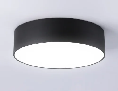 Светильник накладной LED Air Alum FV5518 Ambrella light чёрный 1 лампа, основание чёрное в стиле современный хай-тек  фото 3