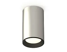 Светильник накладной Techno spot XS6324001 Ambrella light серебряный 1 лампа, основание серебряное в стиле модерн круглый
