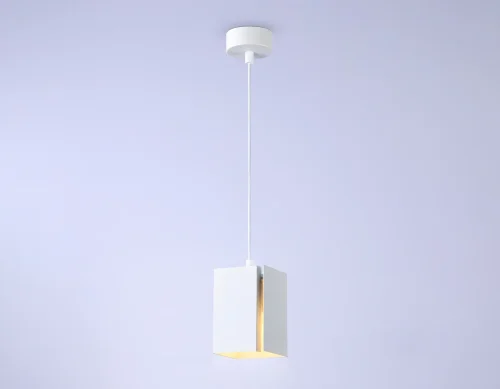 Светильник подвесной TN5122 Ambrella light белый 1 лампа, основание белое в стиле хай-тек современный  фото 4