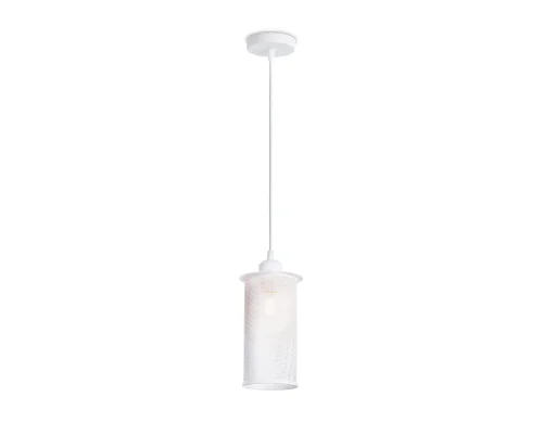 Светильник подвесной TR8161 Ambrella light белый 1 лампа, основание белое в стиле лофт  фото 2