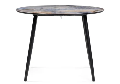 Стеклянный стол Кловис 100х76 магеллан / черный 532382 Woodville столешница разноцветная из стекло фото 7
