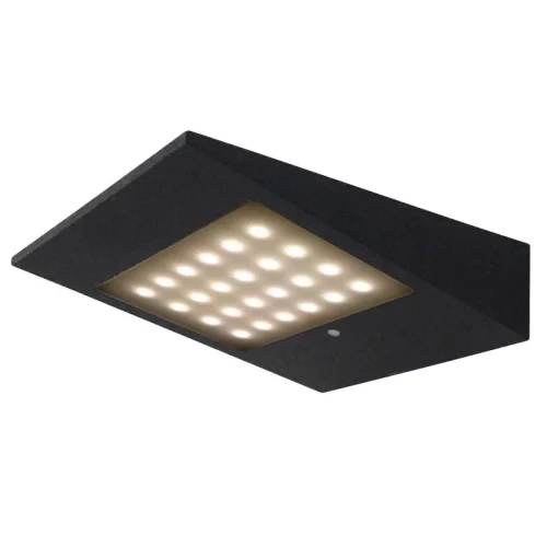 Настенный светильник LED Yeti 7098 Mantra уличный IP54 серый чёрный 1 лампа, плафон серый чёрный в стиле кантри LED