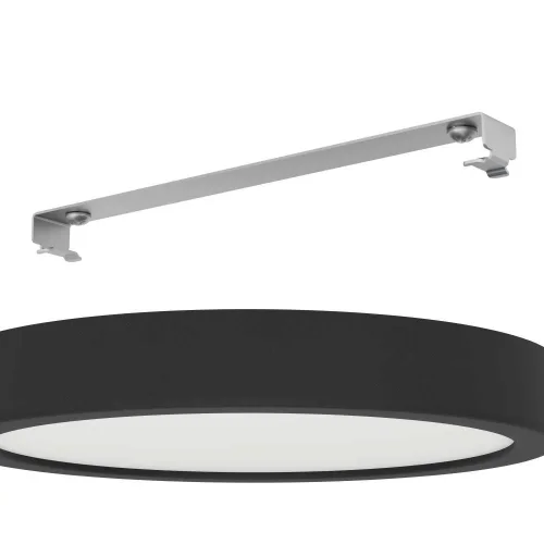 Светильник накладной LED Fueva 5 900653 Eglo белый 1 лампа, основание чёрное в стиле современный круглый фото 3