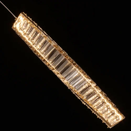 Светильник подвесной LED Гослар 498017201 MW-Light прозрачный 1 лампа, основание латунь в стиле классический  фото 4