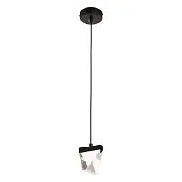 Светильник подвесной LED Littlerock LSP-7095 Lussole прозрачный 1 лампа, основание чёрное в стиле современный 