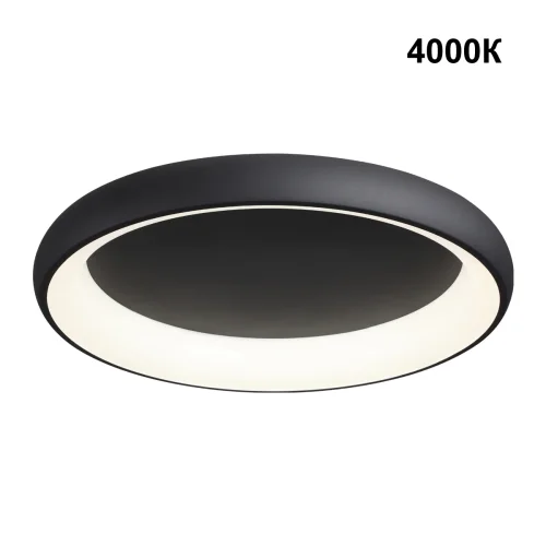 Светильник потолочный LED с пультом Fold 359025 Novotech белый 1 лампа, основание чёрное в стиле хай-тек с пультом фото 4