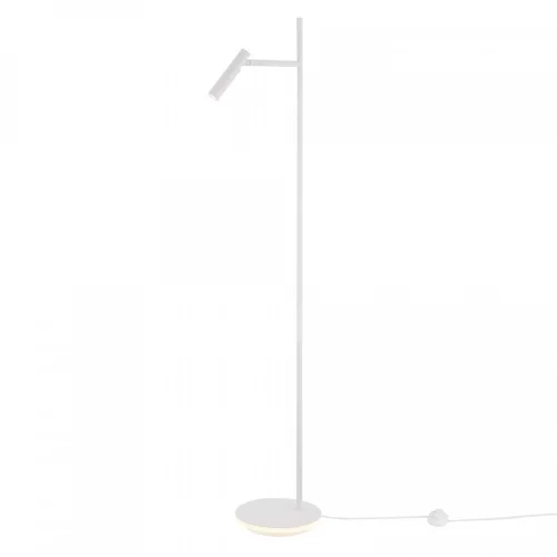 Торшер LED Estudo Z010FL-L8W3K Maytoni  белый 1 лампа, основание белое в стиле хай-тек
