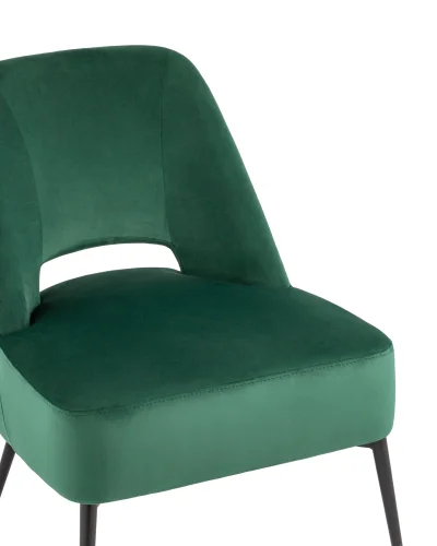 Кресло лаунж Бостон велюр зелёный УТ000036648 Stool Group, зелёный/велюр, ножки/металл/чёрный, размеры - *780***730*600мм фото 7
