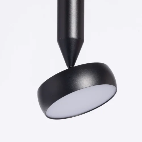 Светильник подвесной LED Информ 851011201 DeMarkt чёрный 1 лампа, основание чёрное в стиле хай-тек современный  фото 3