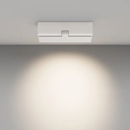 Светильник накладной LED Points rot C136CL-12W4K-W Maytoni белый 1 лампа, основание белое в стиле современный хай-тек прямоугольный фото 4