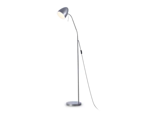 Торшер TR97685 Ambrella light для чтения серебряный 1 лампа, основание серебряное в стиле современный
