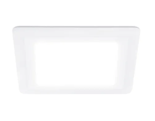 Светильник точечный LED Downlight DCR390 Ambrella light белый 1 лампа, основание белое в стиле современный хай-тек квадратный фото 5