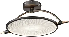 Светильник потолочный LED Laura WE430.02.027 Wertmark прозрачный 1 лампа, основание серое в стиле модерн хай-тек 