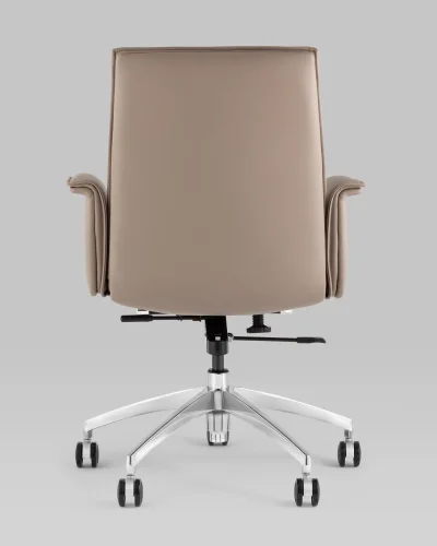 Кресло офисное TopChairs Regenta, бежевый УТ000038543 Stool Group, /, ножки//хром, размеры - ****660*630 фото 5