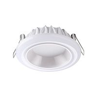 Светильник точечный LED Joia 358279 Novotech белый 1 лампа, основание белое в стиле современный 