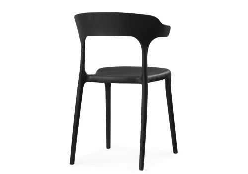 Пластиковый стул Vite black 15597 Woodville, /, ножки/пластик/чёрный, размеры - ****490*480 фото 4
