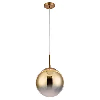 Светильник подвесной Jupiter Gold A7962SP-1GO Arte Lamp золотой 1 лампа, основание золотое в стиле современный шар