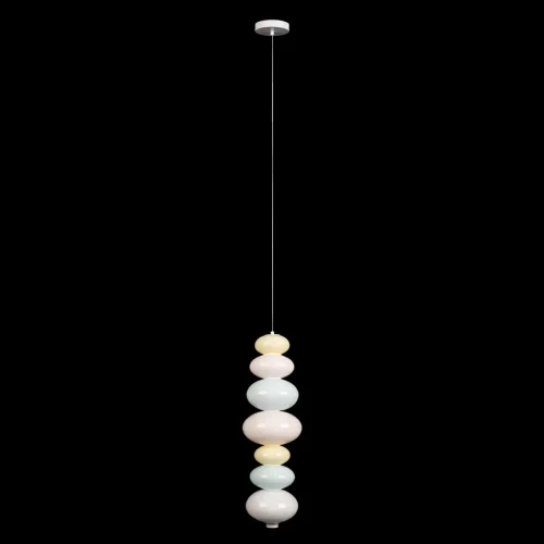 Светильник подвесной LED Macaroon 10271P/B LOFT IT разноцветный 1 лампа, основание белое в стиле  молекула шар фото 2