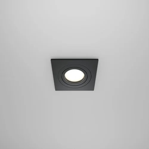 Светильник точечный Atom DL024-2-01B Maytoni чёрный 1 лампа, основание чёрное в стиле современный  фото 4