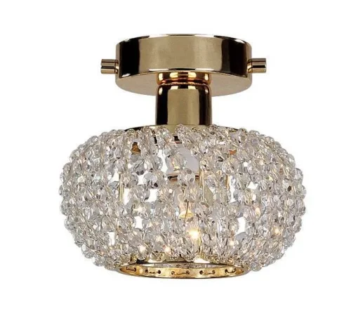 Светильник потолочный Sternchen 1390-1U Favourite прозрачный 1 лампа, основание золотое в стиле современный 