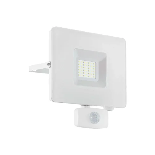 Прожектор LED с датчиком движения FAEDO 3 33158 Eglo уличный IP44 белый 1 лампа, плафон белый в стиле современный LED
