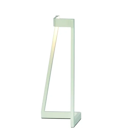 Настольная лампа LED Minimal 7280 Mantra белая 1 лампа, основание белое металл в стиле современный 