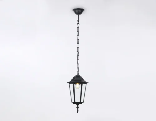 Подвесной светильник ST2029 Ambrella light уличный IP54 чёрный 1 лампа, плафон прозрачный в стиле современный хай-тек E27 фото 2