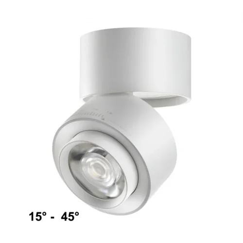 Светильник накладной LED Eddy 358947 Novotech белый 1 лампа, основание белое в стиле современный хай-тек круглый