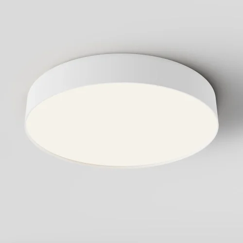 Светильник потолочный LED Zon C032CL-45W4K-RD-W Maytoni белый 1 лампа, основание белое в стиле хай-тек современный круглый фото 3