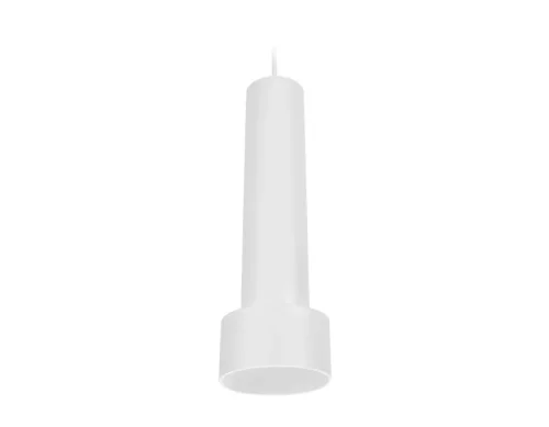 Светильник подвесной LED TN501 Ambrella light белый 1 лампа, основание белое в стиле современный трубочки