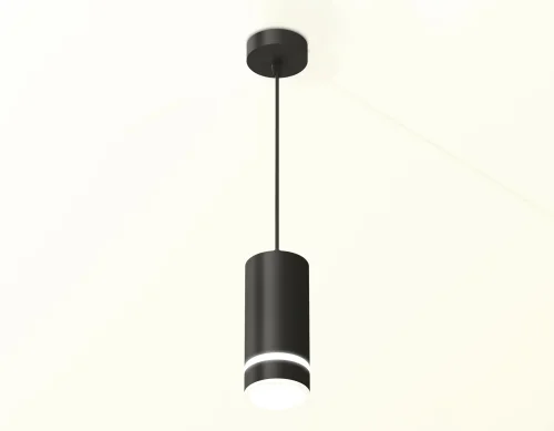 Светильник подвесной XP8162026 Ambrella light белый 1 лампа, основание чёрное в стиле хай-тек  фото 4