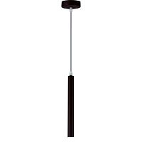 Светильник подвесной LED Limpio 2069/88/01P Stilfort коричневый 1 лампа, основание коричневое в стиле современный трубочки