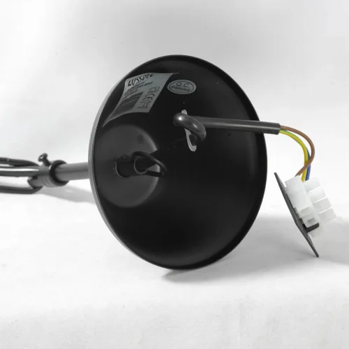 Люстра подвесная лофт LSP-9954 Lussole чёрная на 6 ламп, основание чёрное в стиле лофт  фото 6