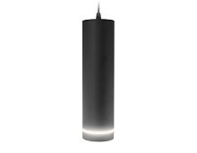 Светильник подвесной LED TN290 Ambrella light чёрный 1 лампа, основание чёрное в стиле современный хай-тек трубочки