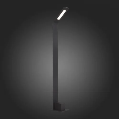 Парковый светильник LED Ansa SL094.445.01 St-Luce уличный IP65 чёрный 1 лампа, плафон чёрный белый в стиле современный LED фото 2