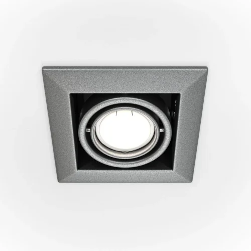 Светильник карданный Metal DL008-2-01-S Maytoni серебряный 1 лампа, основание серебряное в стиле современный  фото 5