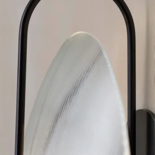 Настенный светильник EMMEN Черный 140657-26 ImperiumLoft белый на 1 лампа, основание чёрное в стиле лофт современный  фото 8