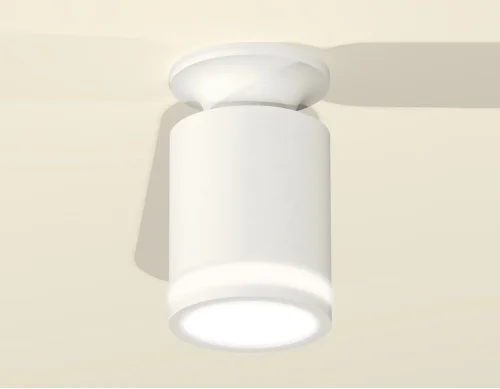 Светильник накладной Techno spot XS6301106 Ambrella light белый 1 лампа, основание белое в стиле современный круглый фото 3