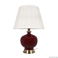 Настольная лампа Ruby 10267T/S LOFT IT бежевая 1 лампа, основание бордовое керамика в стиле классический современный 