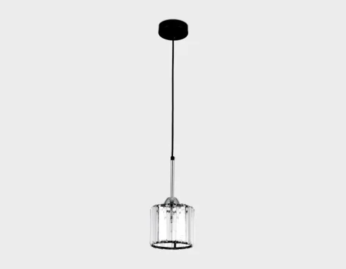 Светильник подвесной TR5894 Ambrella light прозрачный 1 лампа, основание чёрное в стиле современный  фото 2