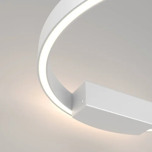 Бра LED Rim MOD058WL-L25WK Maytoni белый на 1 лампа, основание белое в стиле современный минимализм отражённый свет фото 4