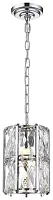 Светильник подвесной Karlin WE148.01.103 Wertmark прозрачный 1 лампа, основание хром в стиле современный классический 
