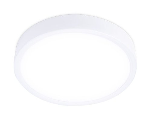 Светильник накладной LED DLR361 Ambrella light белый 1 лампа, основание белое в стиле хай-тек современный круглый