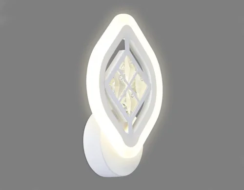 Бра LED Ice FA277 Ambrella light белый на 1 лампа, основание белое в стиле хай-тек современный квадраты фото 4