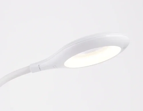 Настольная лампа LED DE561 Ambrella light белая 1 лампа, основание белое полимер в стиле хай-тек современный  фото 3