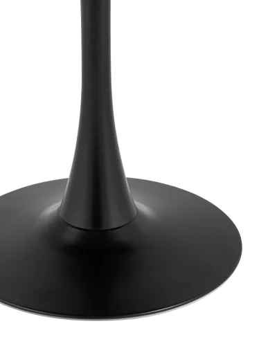 Стол Tulip, 80х80, черный УТ000036057 Stool Group столешница чёрная из мдф фото 3